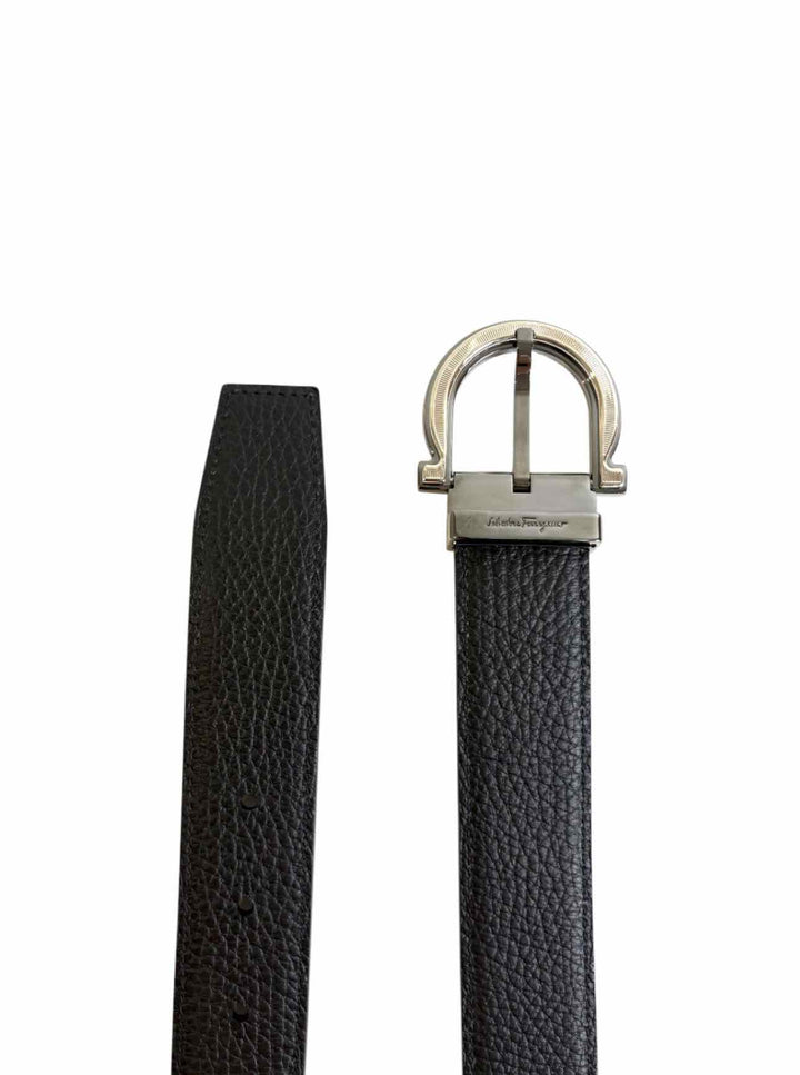 Ferragamo Men's Reversible Leather Logo Belt