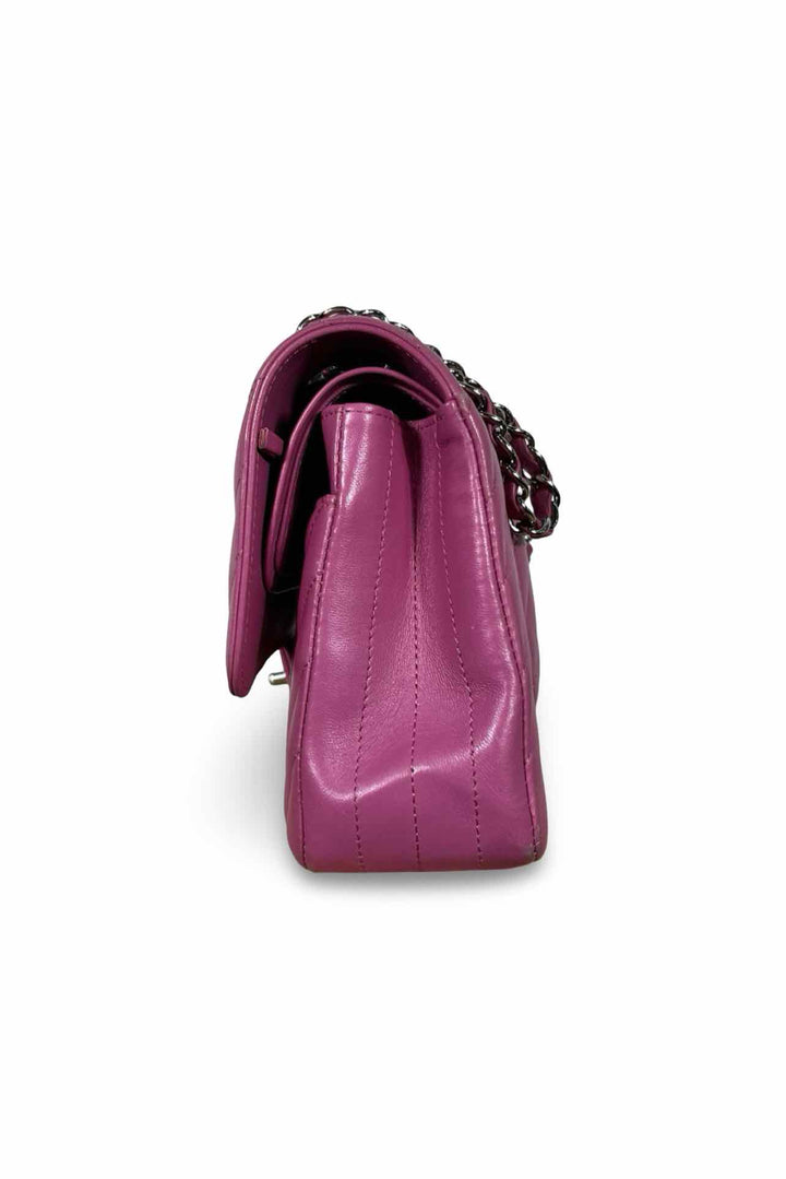 Chanel Calfskin Chevron Quilted Medium Double Flap