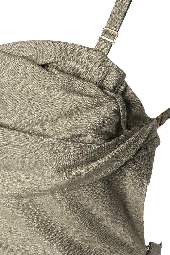Jacquemus Size 34 La Robe Laurier Linen Dress