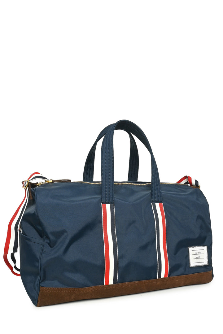 Thom Browne Soft Tech Nylon & Suede Duffle Bags