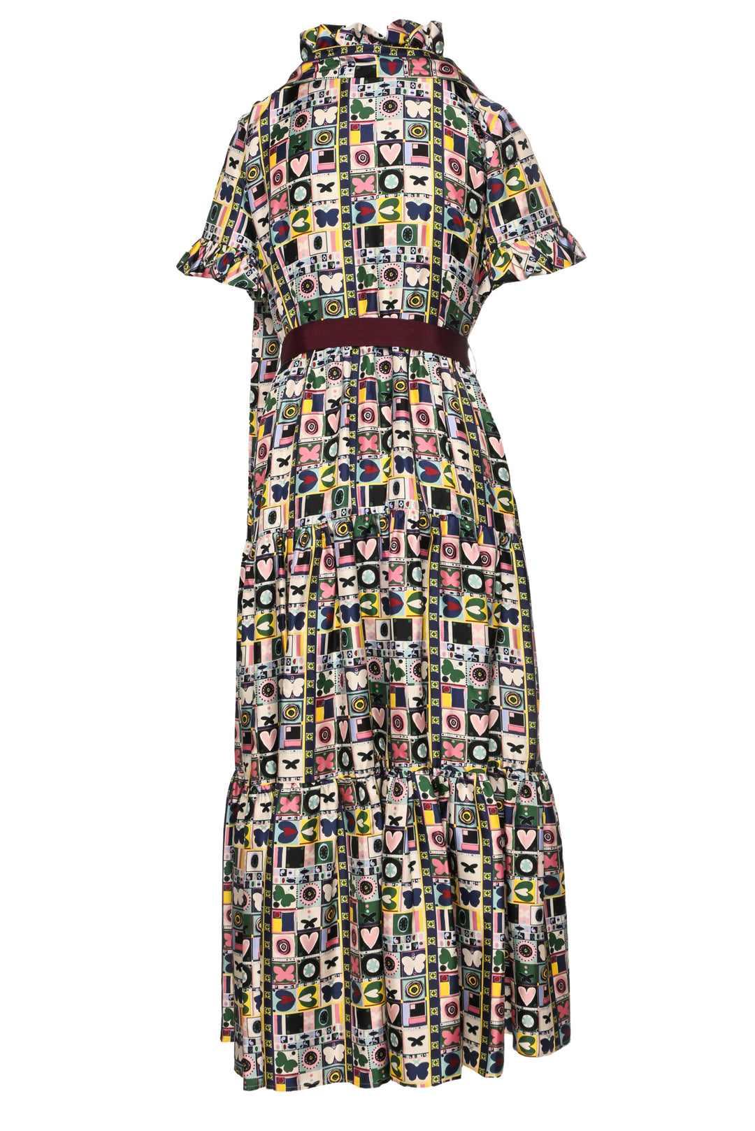 La Double J Size M Long & Sassy Silk Maxi Dress