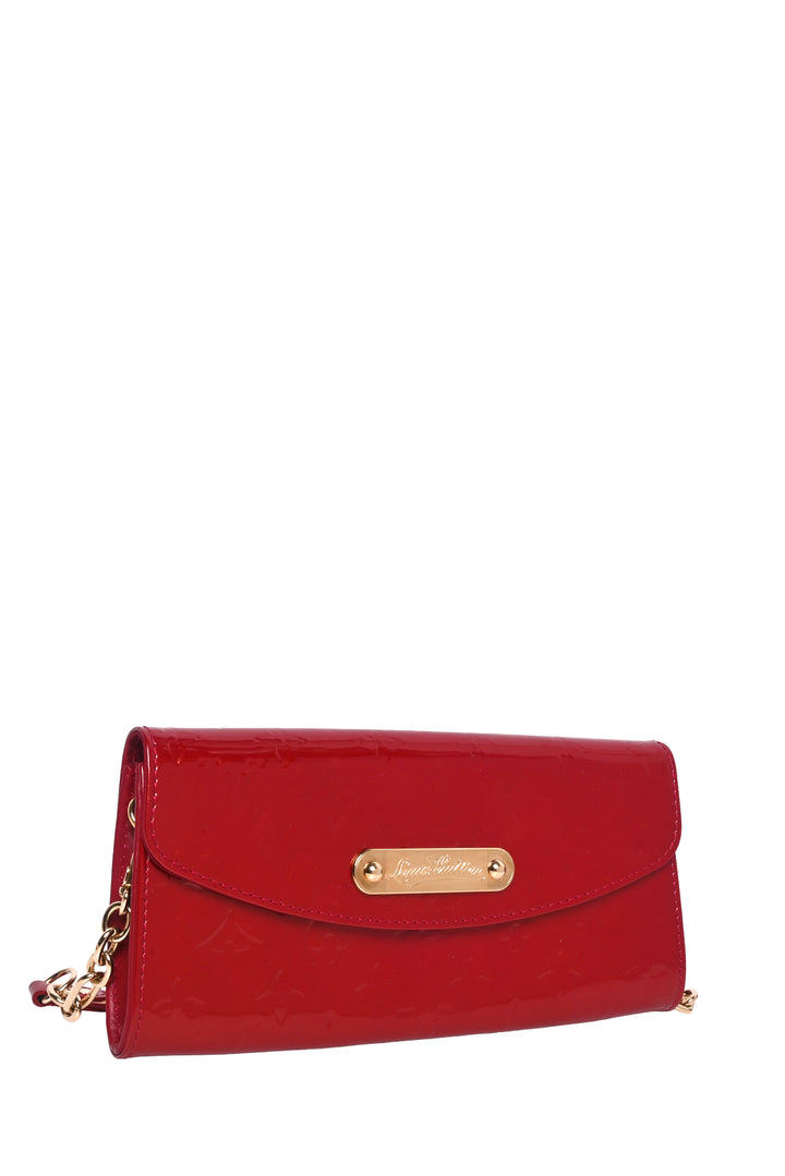 Louis Vuitton 2009 Vernis Sunset Blvd Pomme D'Amour Walet On Chain Purse