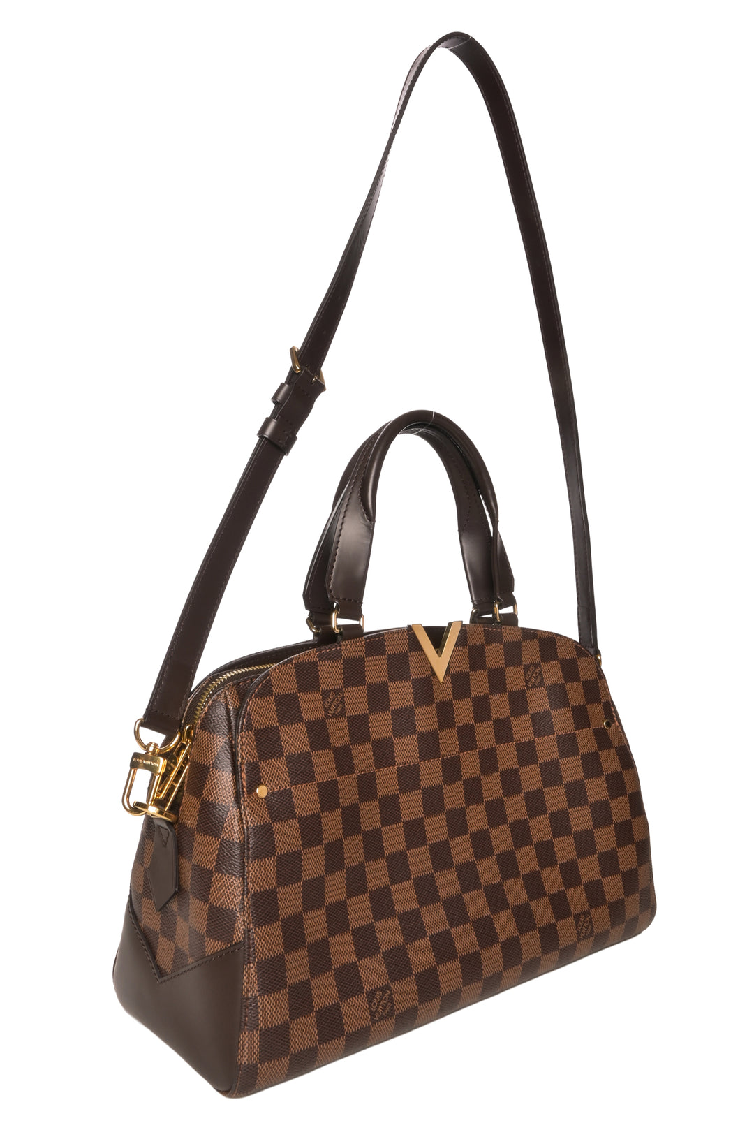 Louis Vuitton 2016 Damier Ebene Kensington Bowling Bag