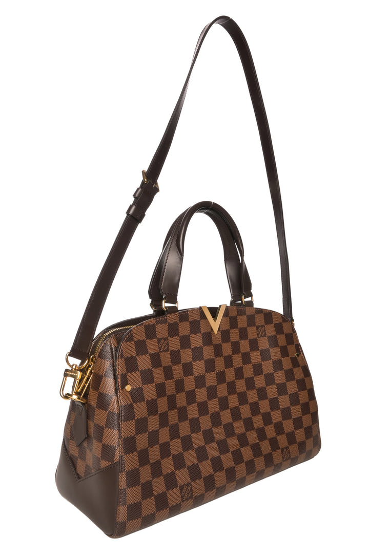 Louis Vuitton 2016 Damier Ebene Kensington Bowling Bag