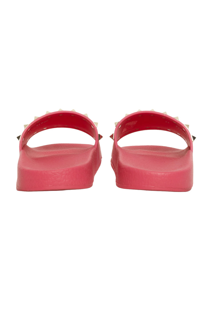 Valentino Size 37 Rockstud Pool Slide Sandals