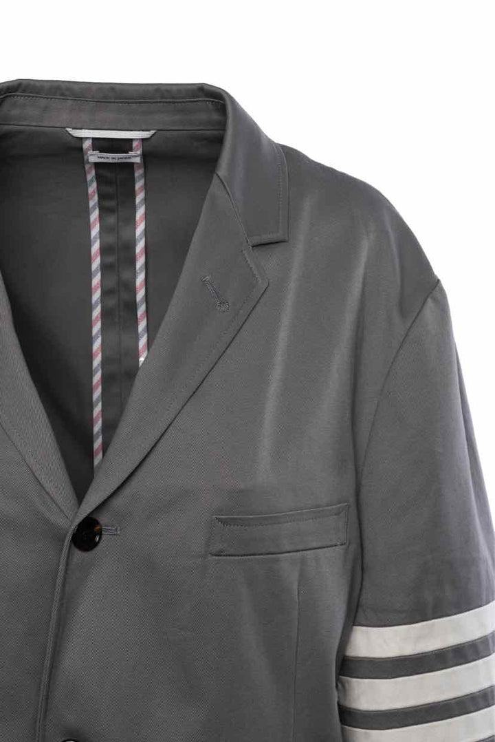 Thom Browne Size XL Men's Cotton Twill 4-Bar Classic Blazer