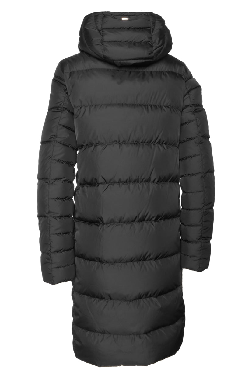 Herno Size 40 Mid-Length Quilted Down Coat