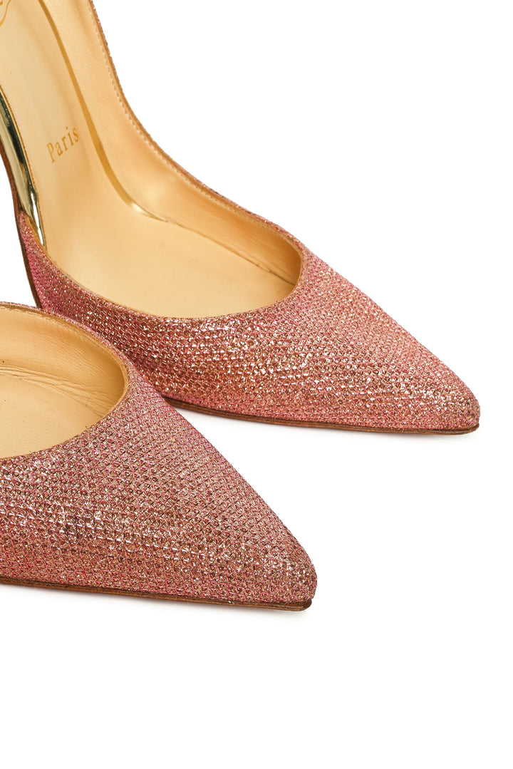 Christian Louboutin Size 38 Glitter So Kate Pumps