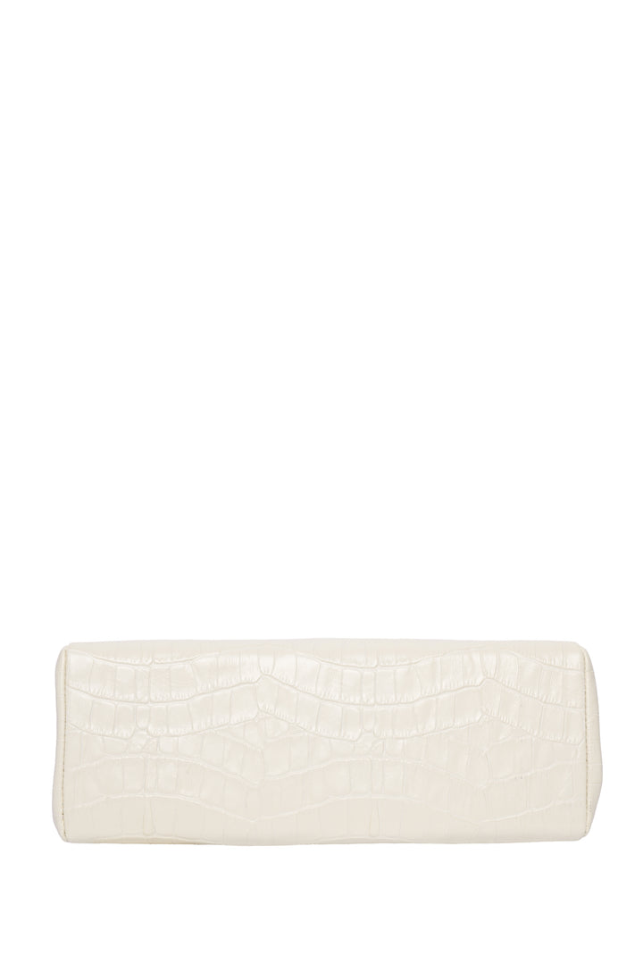 Demellier London Croc Embossed Mini Seville Clutch