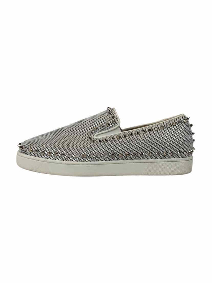 Christian Louboutin Size 43 Men's Spike Accent Sneakers