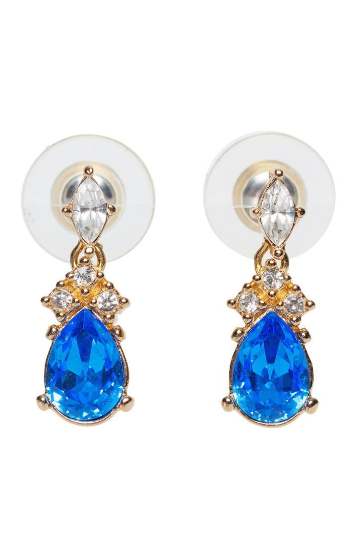 Christian Dior Crystal Drop Earrings