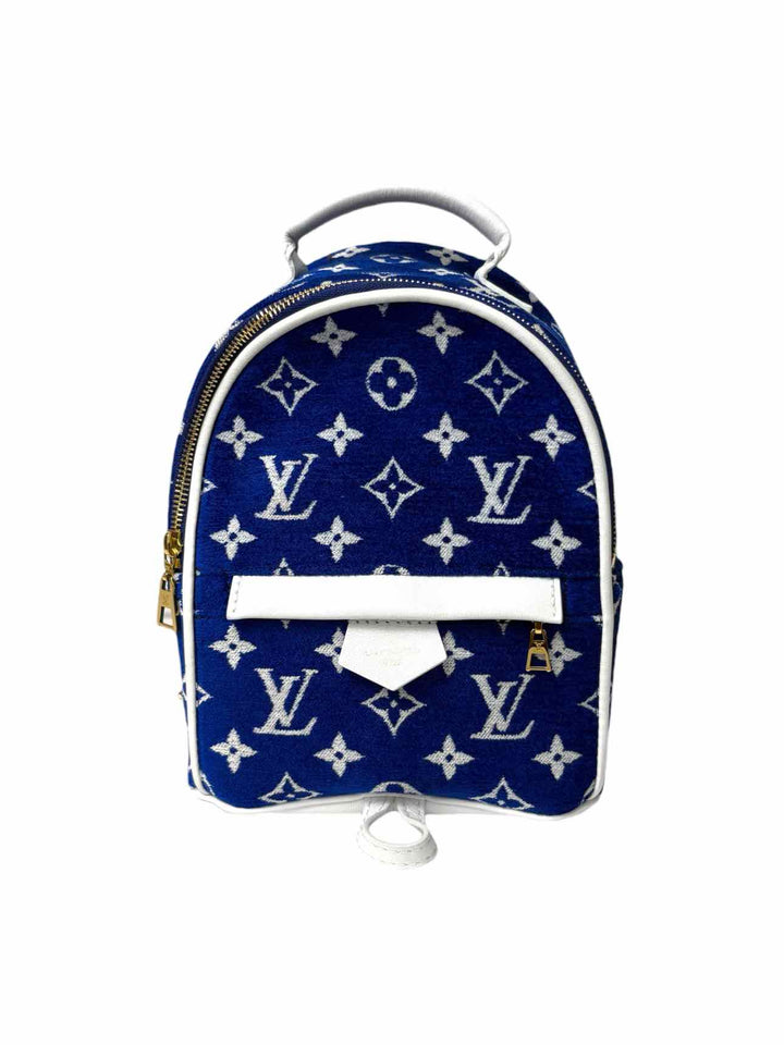 Louis Vuitton Mini Palm Springs Monogram Jacquard Velvet BackPack