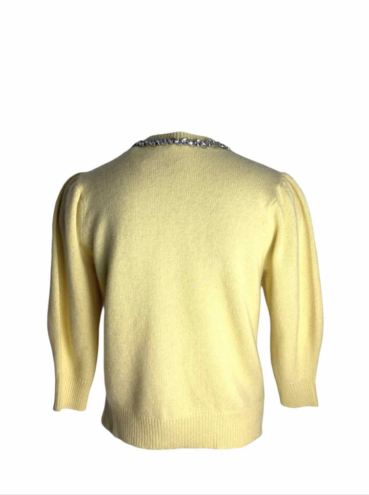Autumn Cashmere Size S Cashmere Crystal Embellished Cardigan