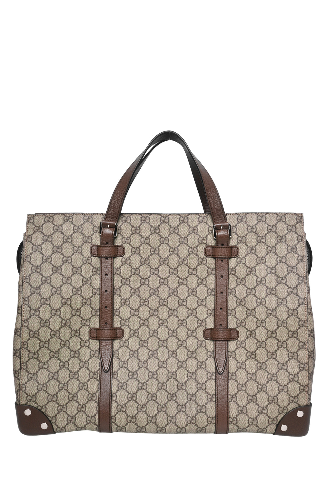 Gucci GG Supreme Travel Buckle Tote