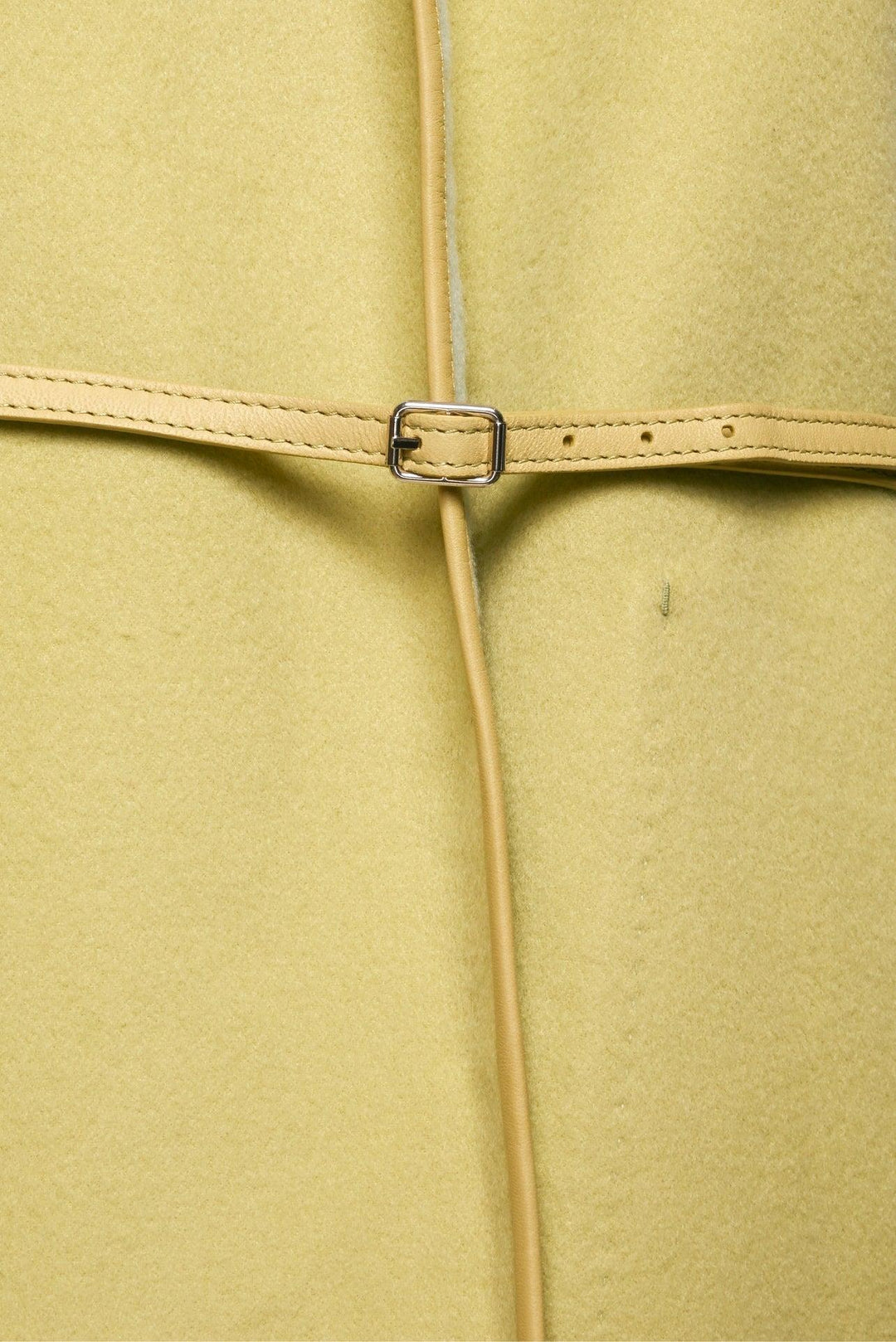 Loro Piana Size M Reversible Leather Trim Cashmere Midi Vest
