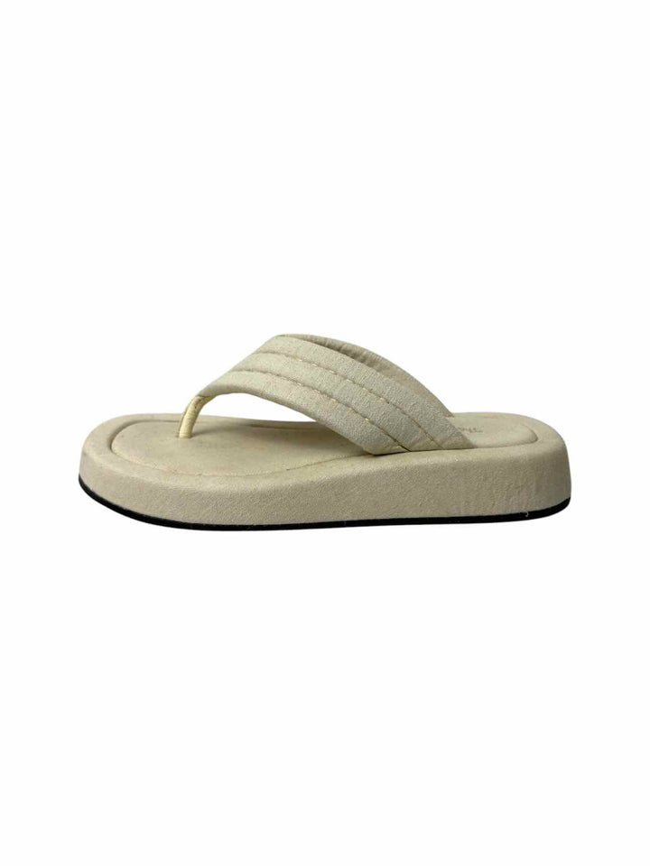 The Row Size 37.5 Ginza Canvas Thong Sandals