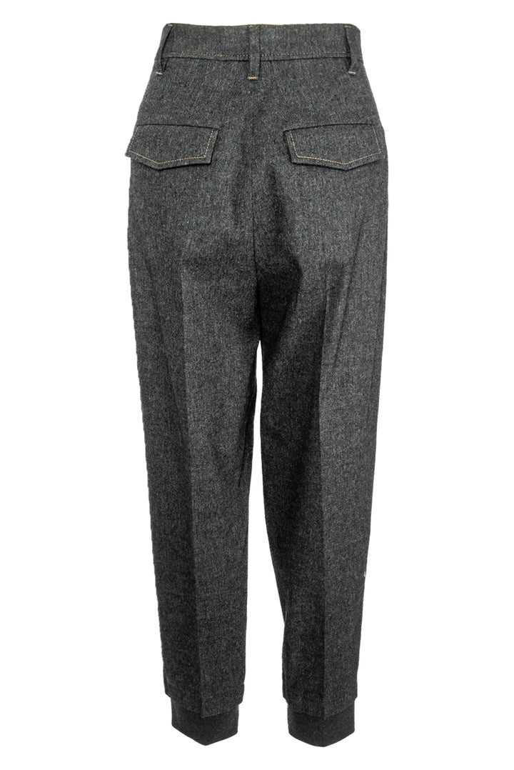 Brunello Cucinelli Size 6 Wool-Blend Jogger Pants