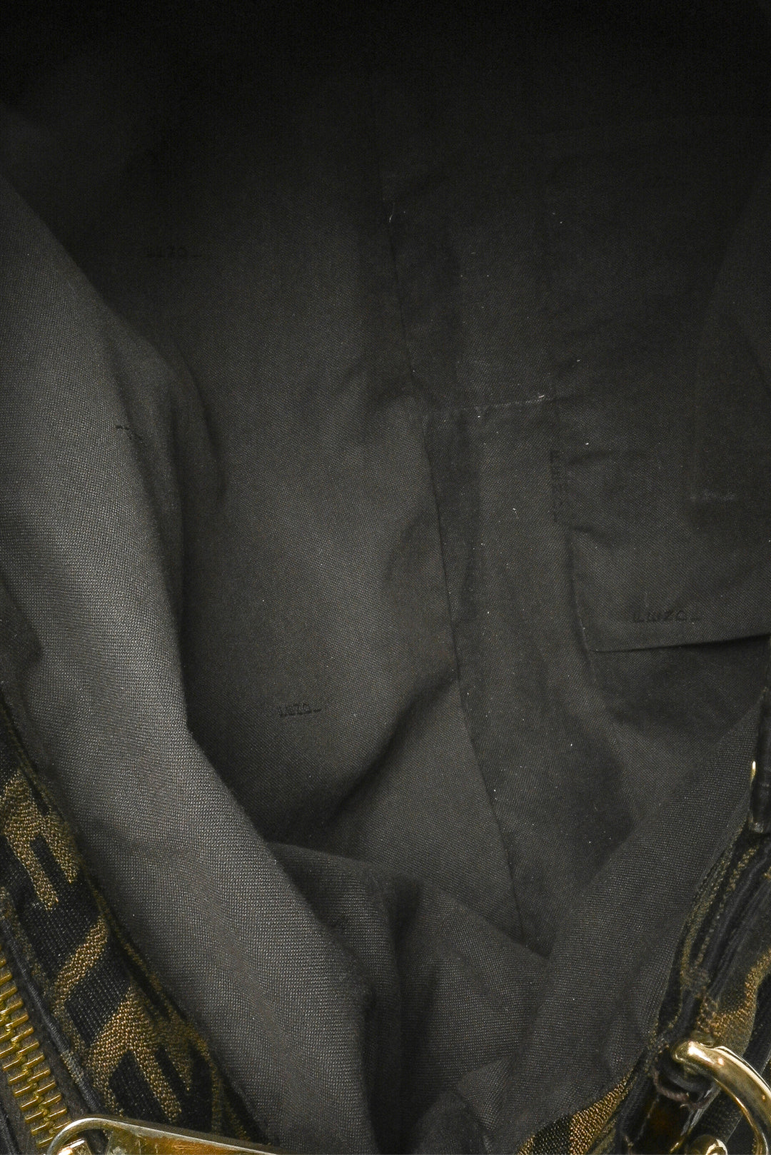 Fendi Zucca Canvas Mia Shoulder Bag