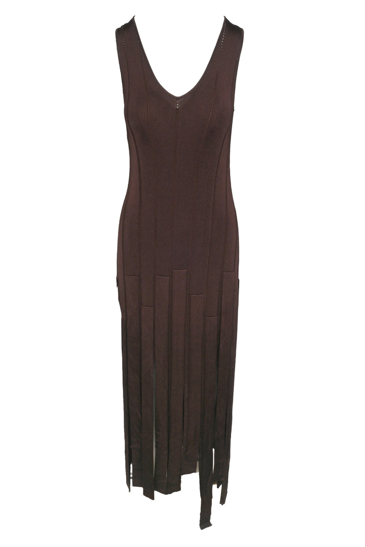 Zimmermann Size 1 Luna Fringe Midi Dress