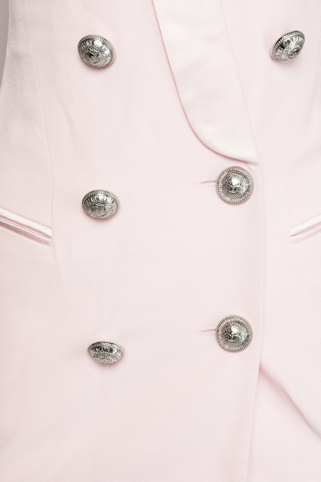 Balmain Size XS Crepe & Satin Mini Jacket Dress