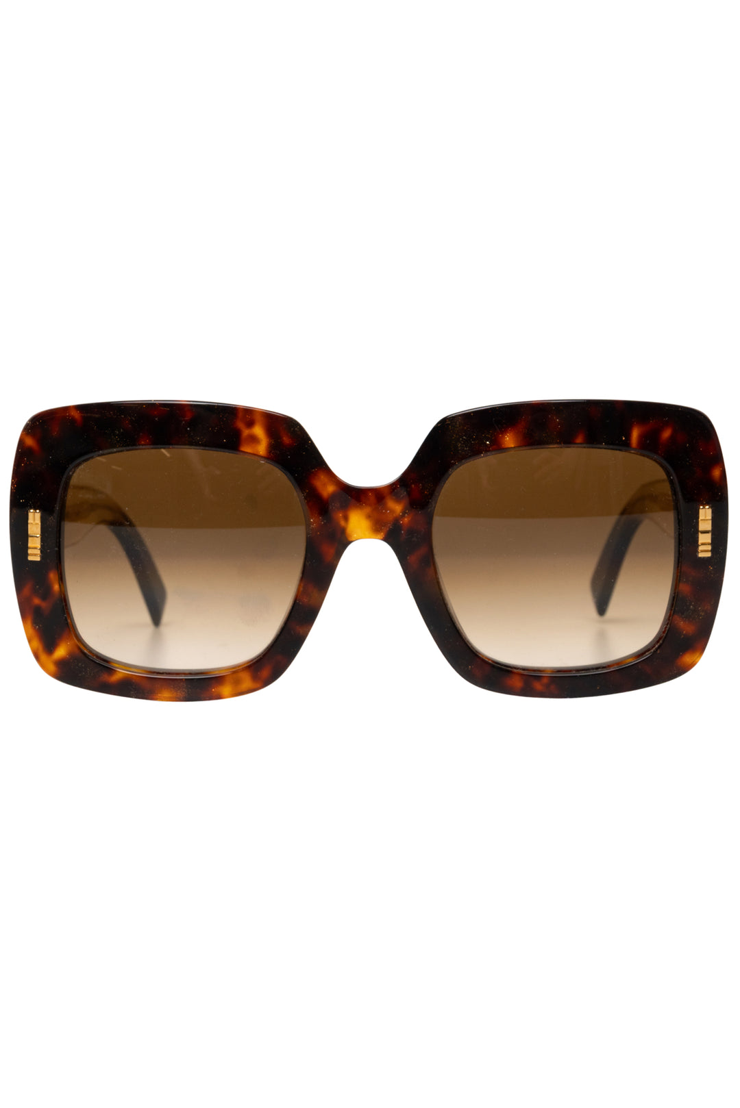 Boucheron BC0006S Tortoiseshell Square Sunglasses