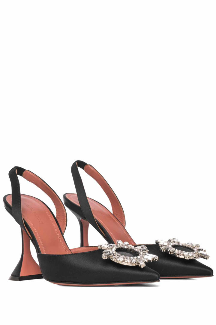 Amina Muaddi Size 37 Begum Sling 95 Pumps