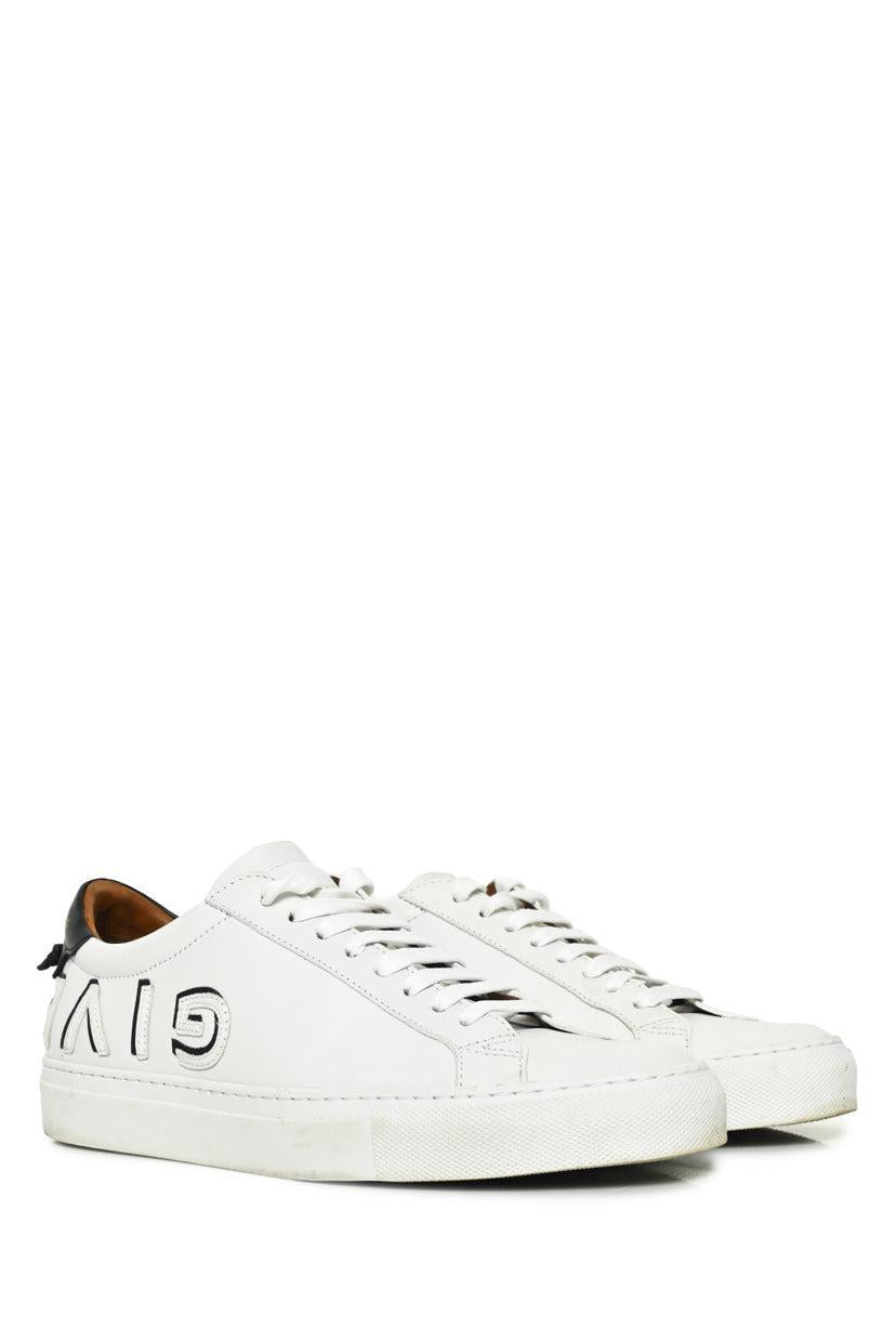 Givenchy Size 39 Urban Street Calf Leather Logo Sneaker