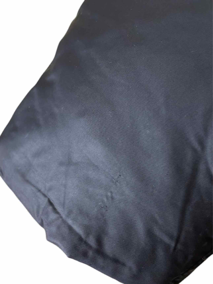 Burberry London Size 46 Quilted Poly Fur Trimmed Coat