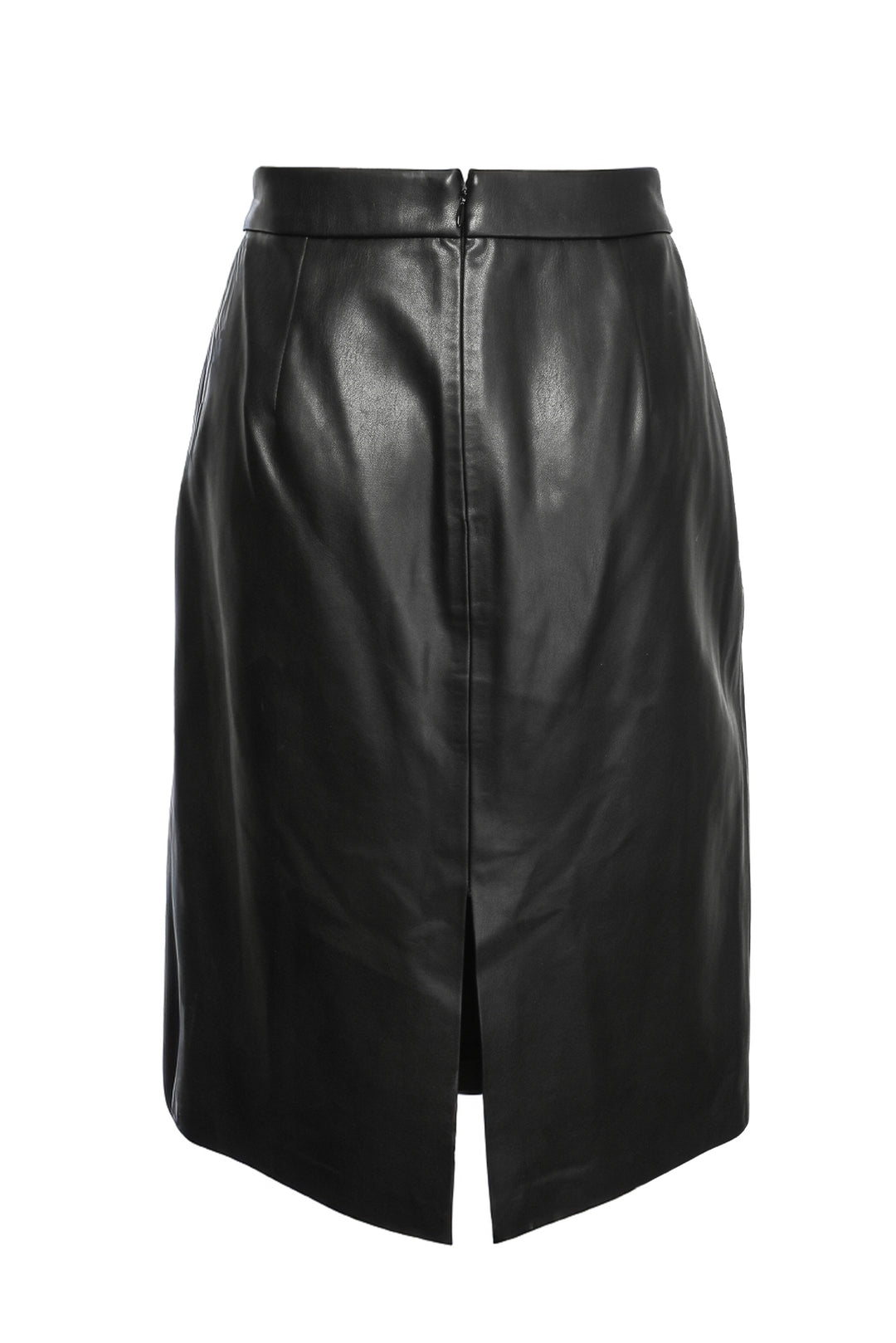 L'Agence Size 8 Vegan Leather Midi Skirt