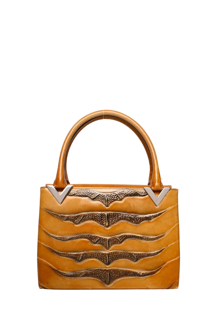 Valentino Couture Vintage VSling Roar Top Handle Shoulder Bag