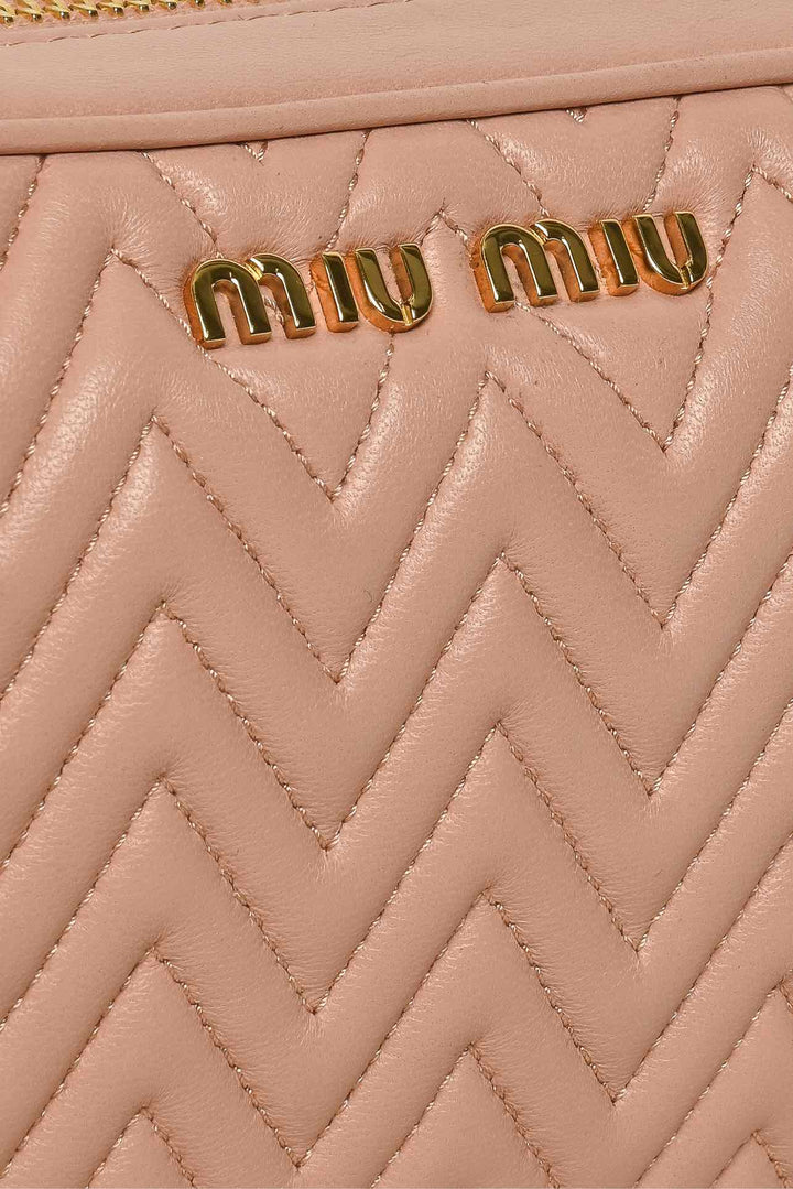 Miu Miu Matelasse Quilted Camera Crossbody