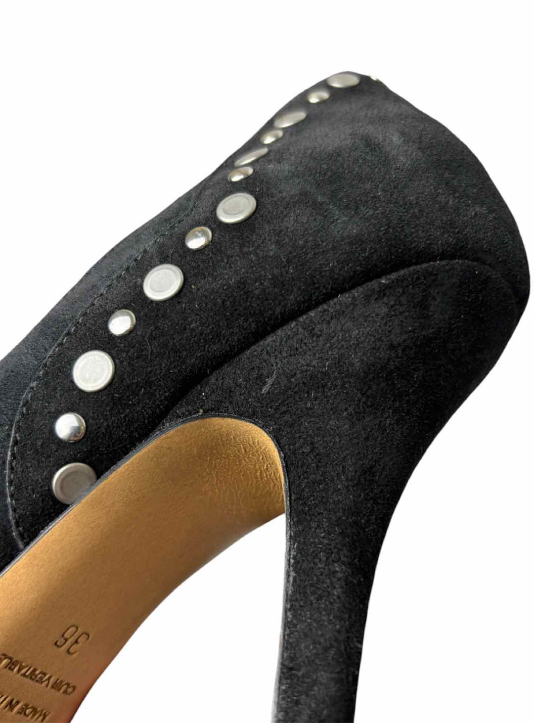 Isabel Marant Size 36 Ponroe Studded Suede Pumps