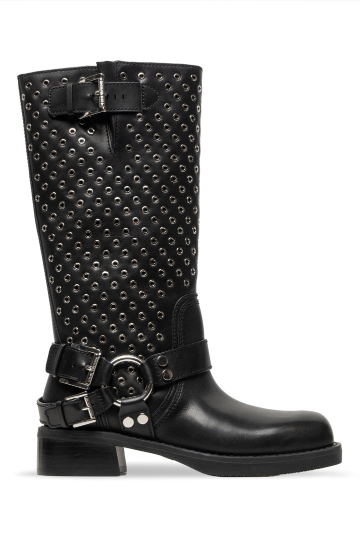 Michael Kors Size 6 Crosby Moto Boots