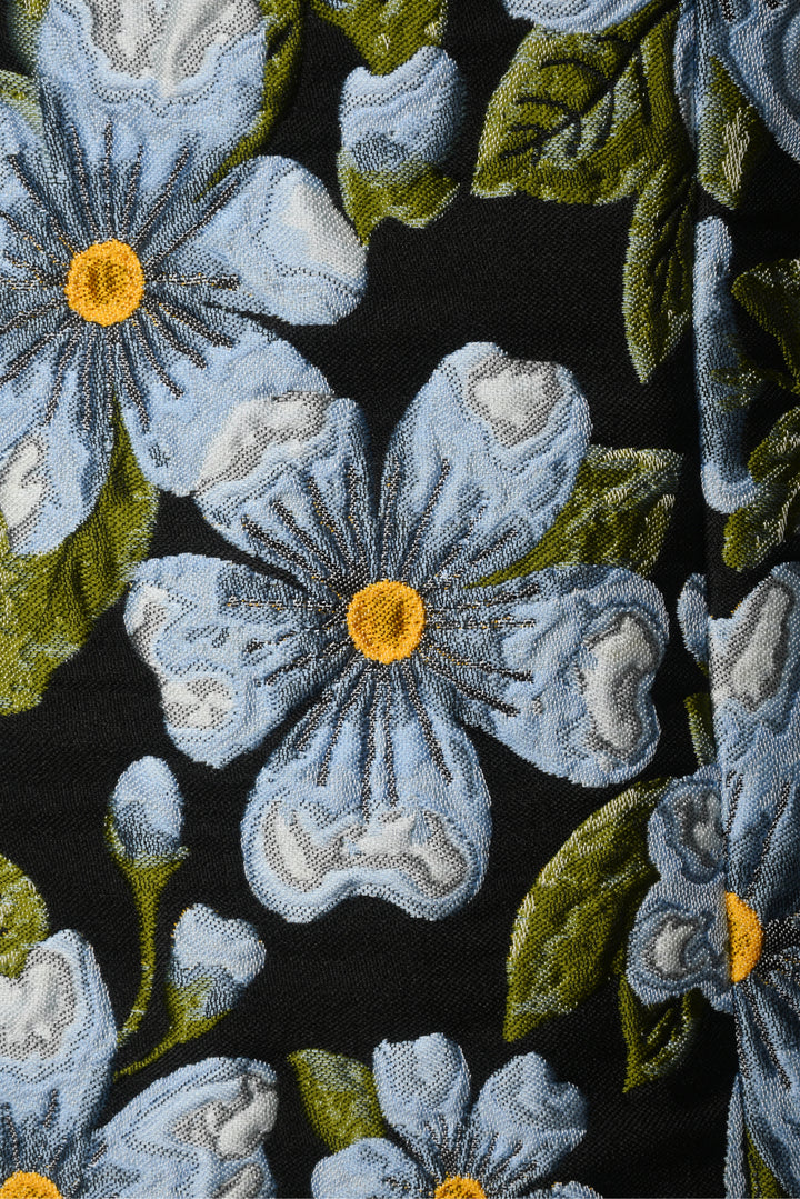 Dolce & Gabbana Size 8 Floral Jacquard Midi Dress