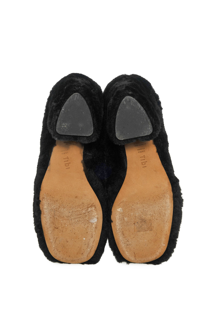 Tibi Size 39 Bela Faux Fur Pumps