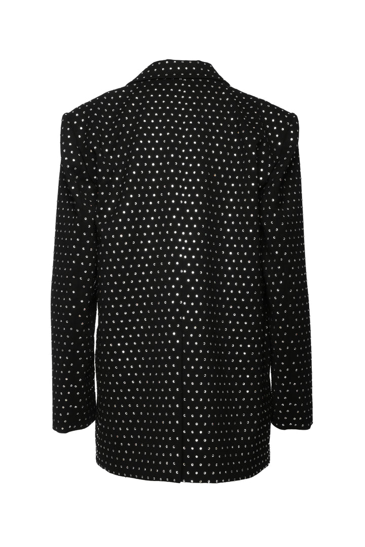 The Andamane Size 8 Guia Oversized Crystal Embellished Blazer