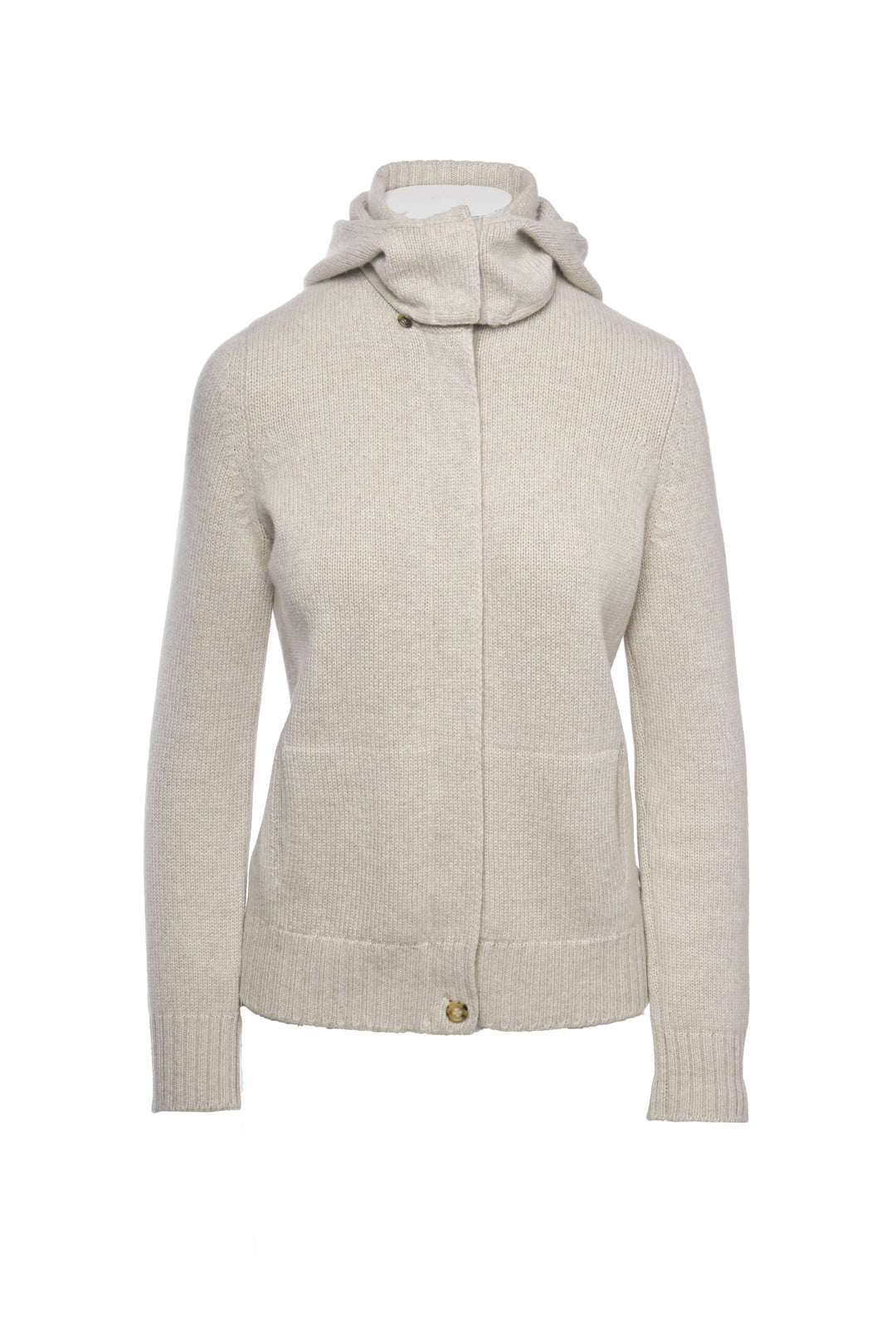 Loro Piana Size 40 Cashmere Zip-up Cardigan
