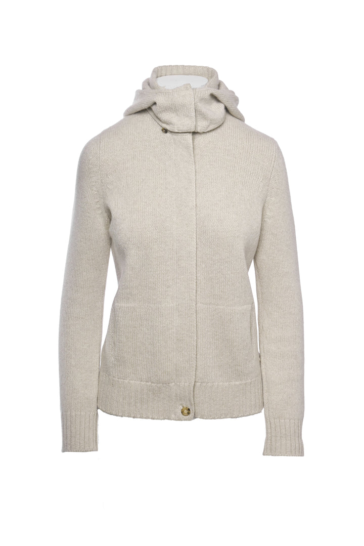 Loro Piana Size 40 Cashmere Zip-up Cardigan