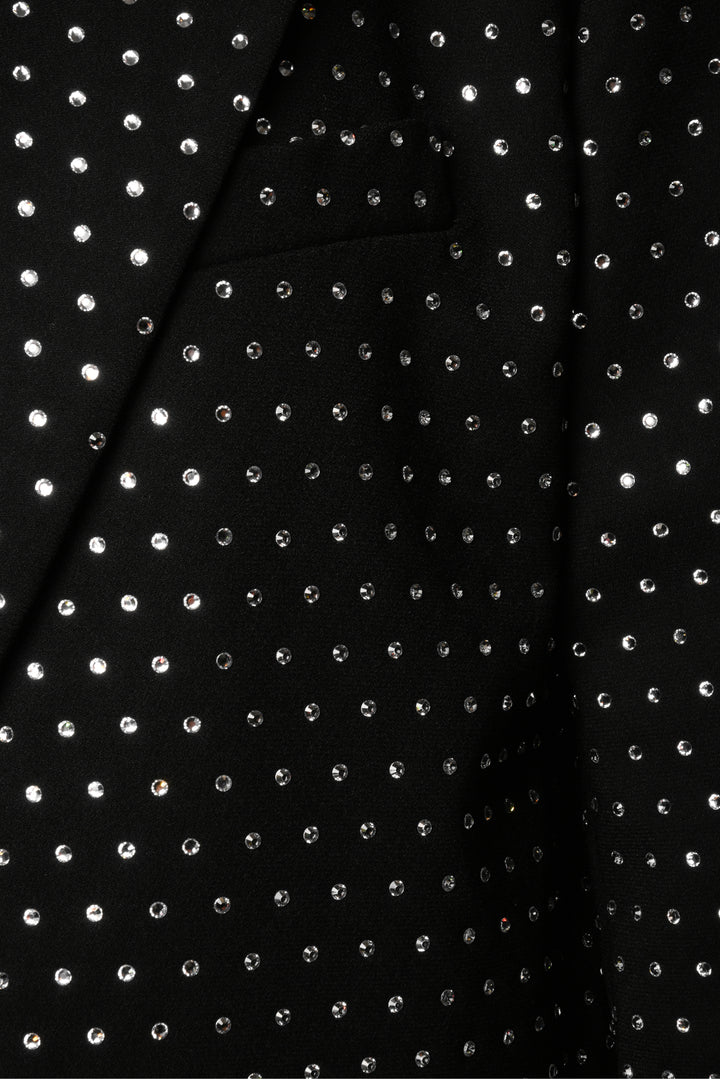 The Andamane Size 8 Guia Oversized Crystal Embellished Blazer