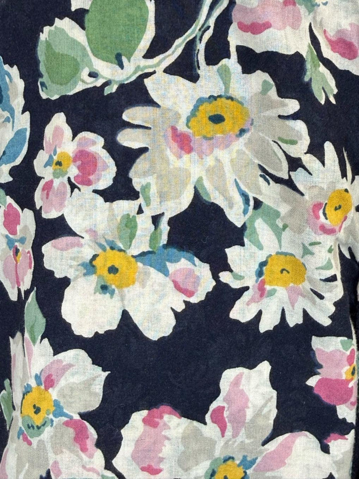 R13 Size 28 X-BF Layered Black Floral Pants