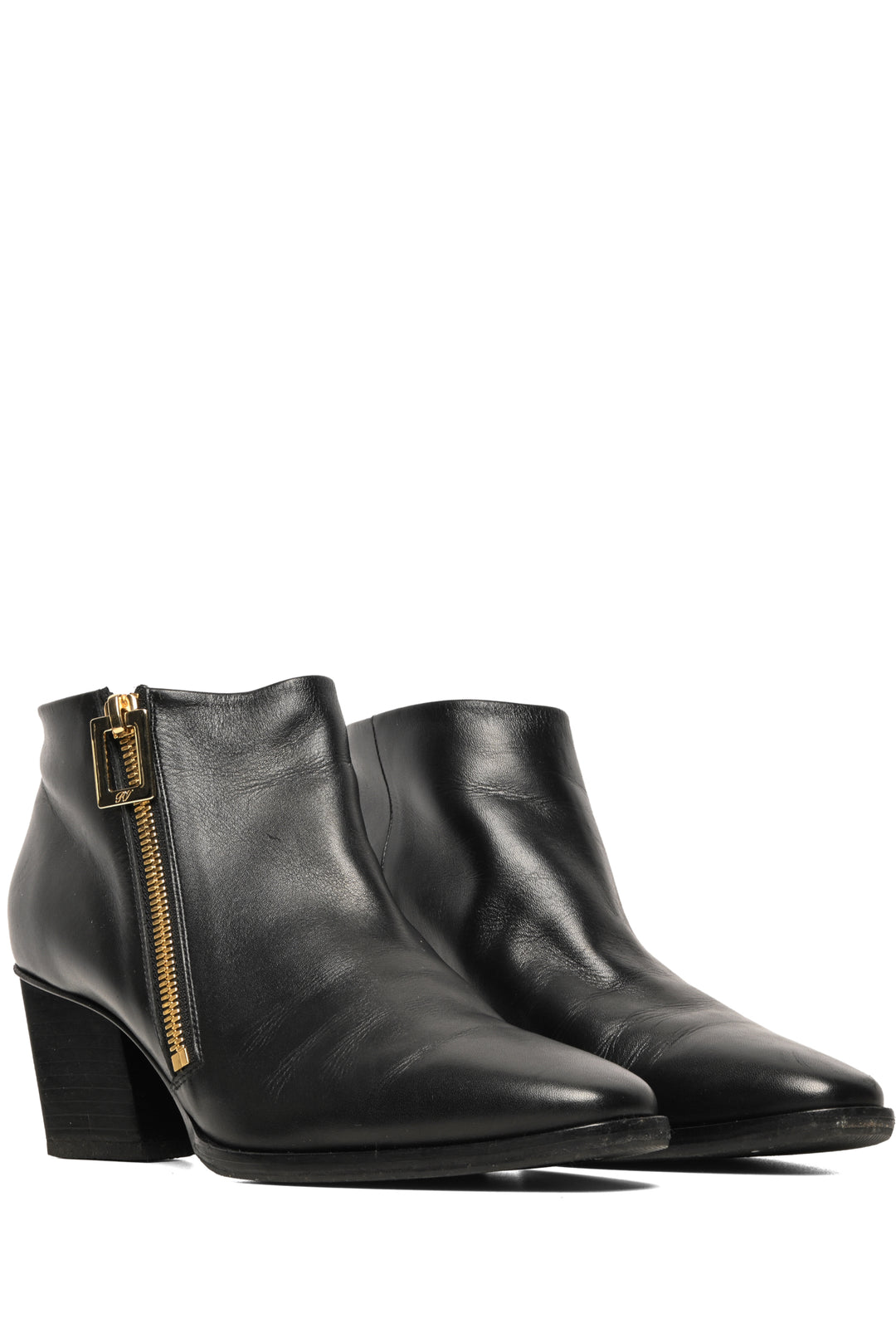 Roger Vivier Size 39 Leather Ankle Boots