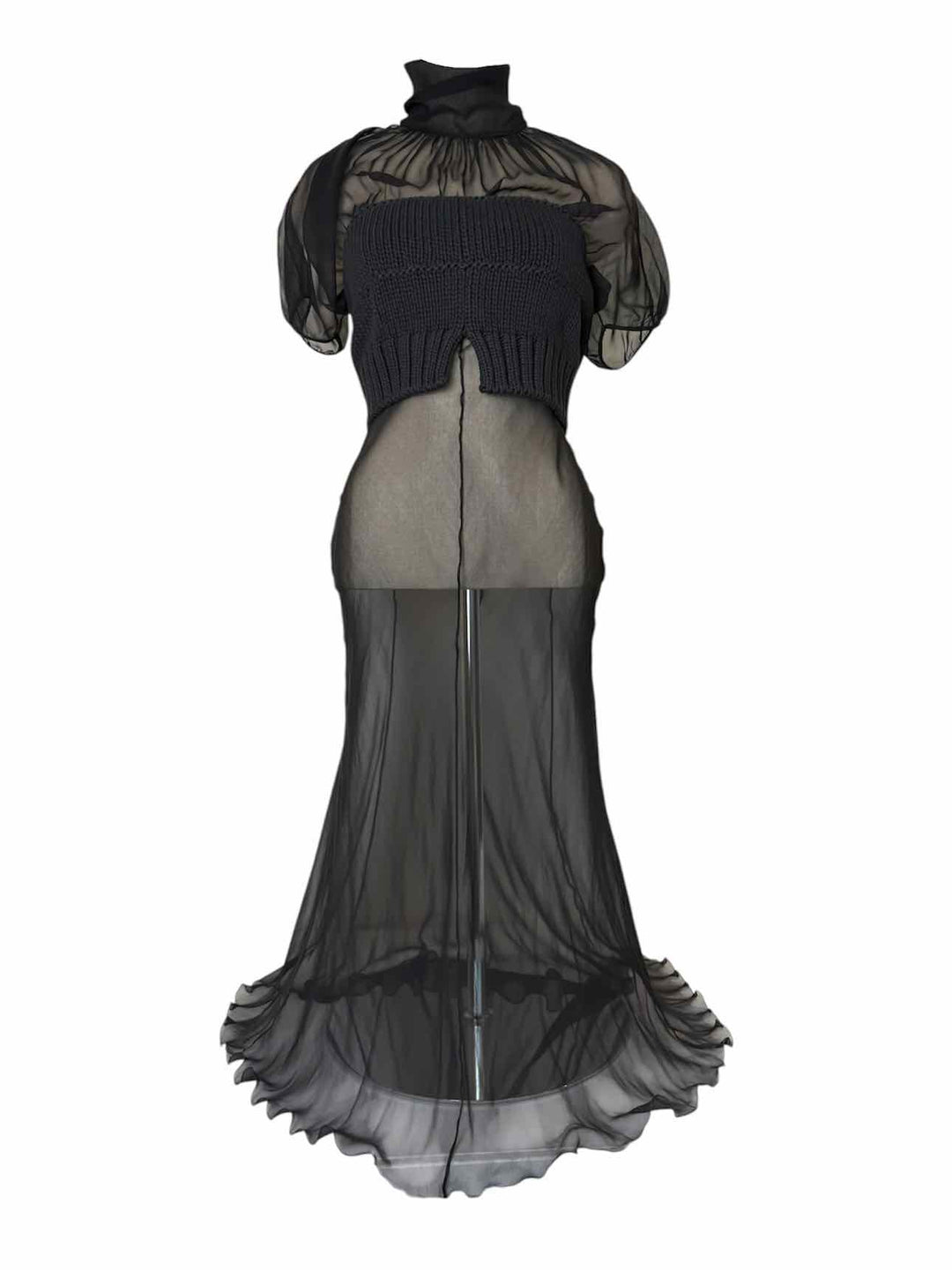 No21 Size 44 Sheer Silk Blend Dress