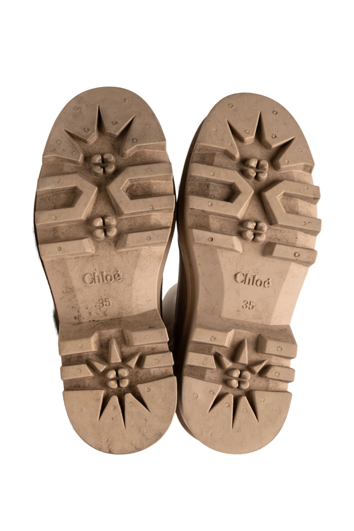 Chloe Size 35 Raina Rain Ankle Boots