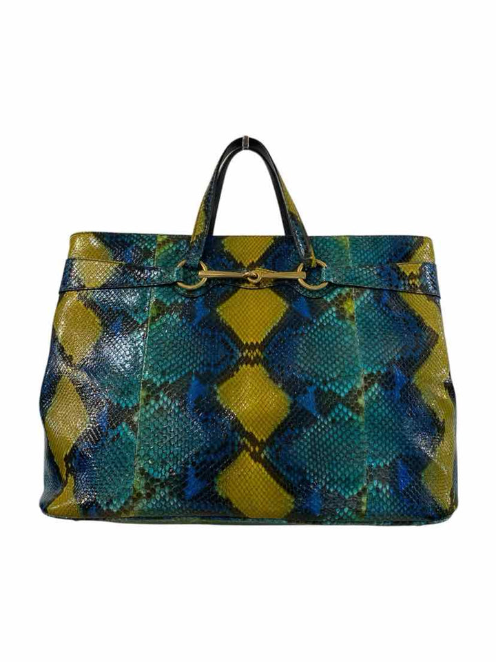 Gucci Bright Bit Python Tote Bag