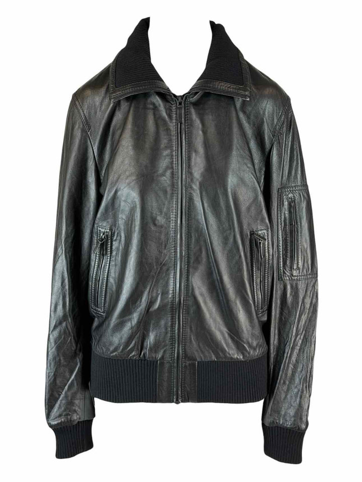 Y3 x Adidas x Yoshi Yamamoto Size L Men's Leather Bomber Jacket