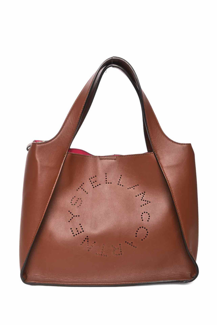 Stella Mccartney Faux Leather Logo Tote