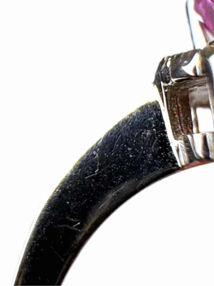 Size 8 Pink Synthetic Sapphire  Ring