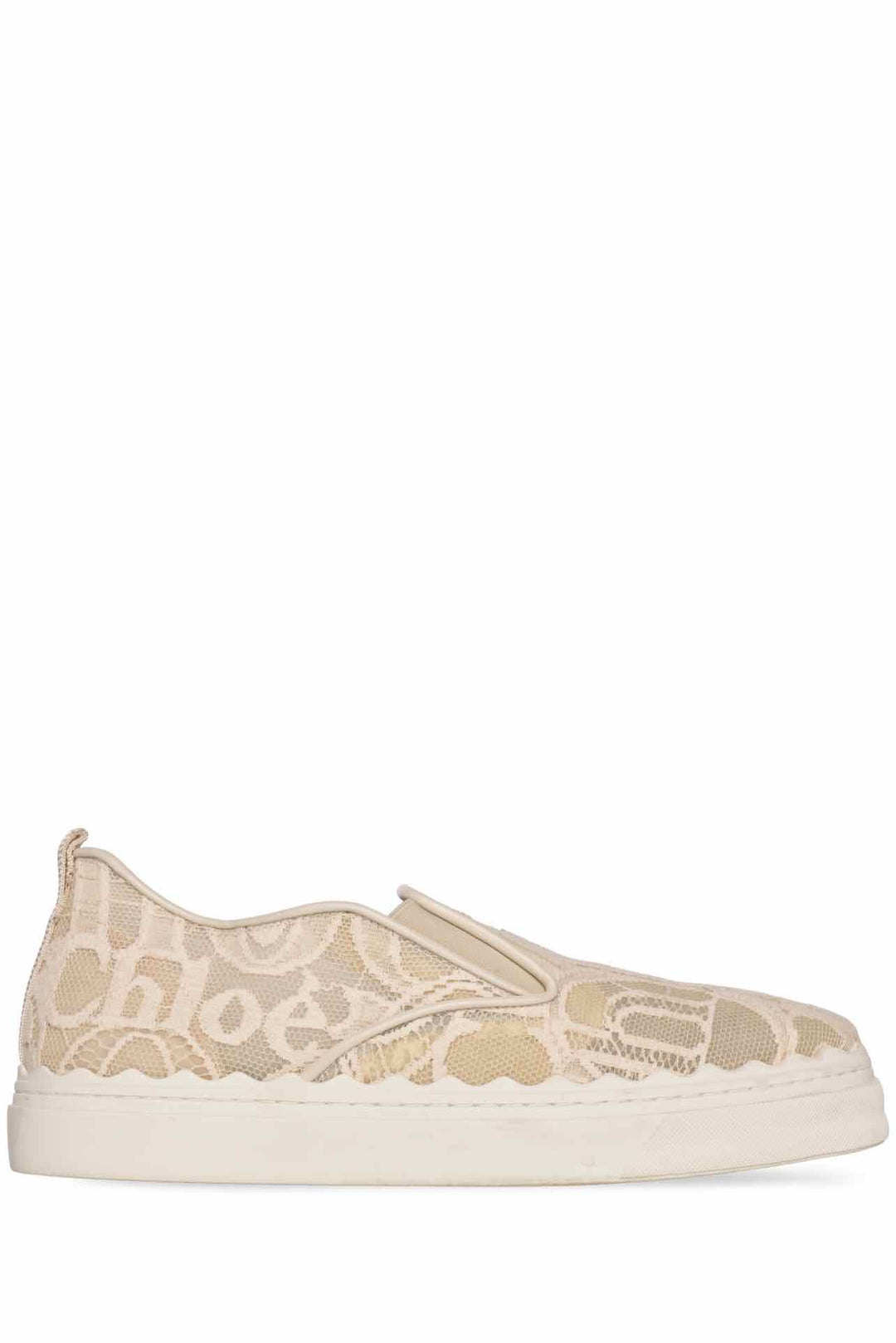Chloe Size 41 Lauren Lace Slip On Sneaker