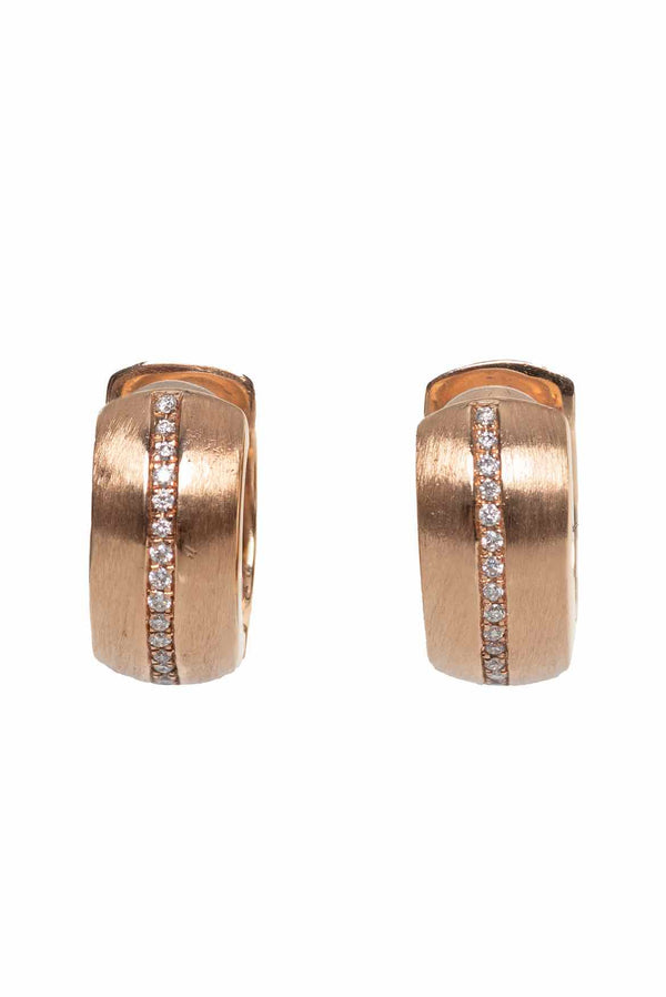 Stittgen Rose Gold Diamond Earrings