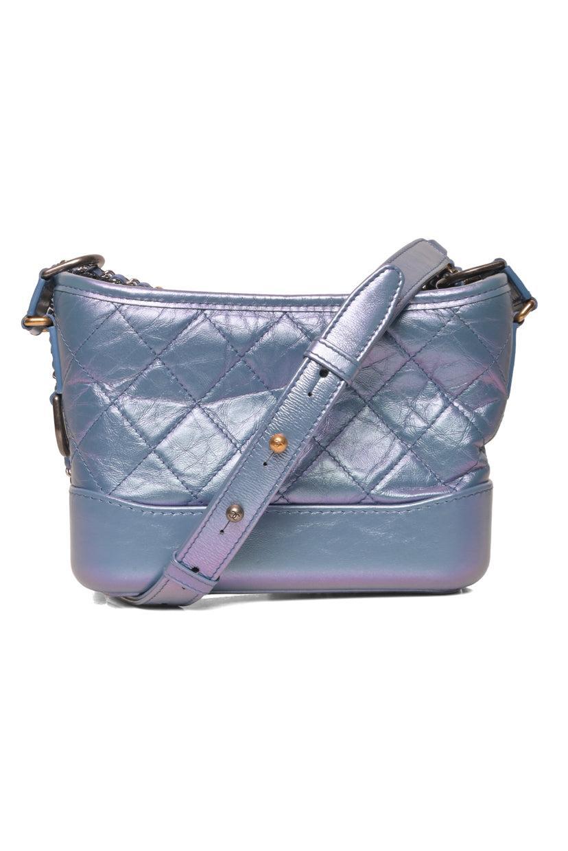 Chanel 2019 Small Gabrielle Iridescent Chain Hobo